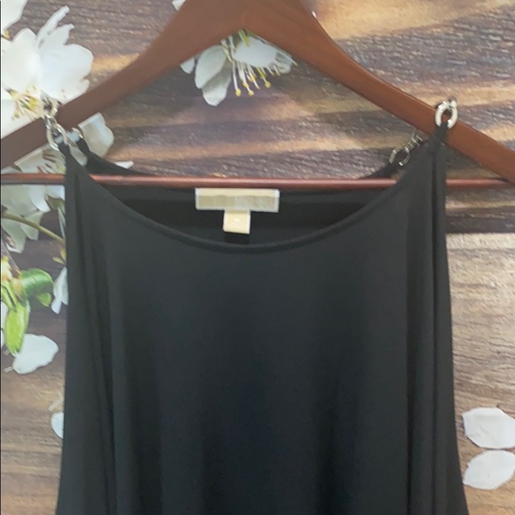 MICHAEL KORS Cold-shoulder Chain-link Blouse - Picture 4 of 7